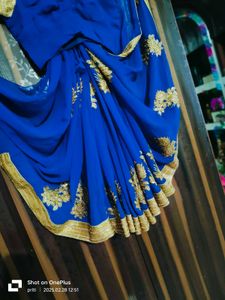 Women And Girls Blue Saree