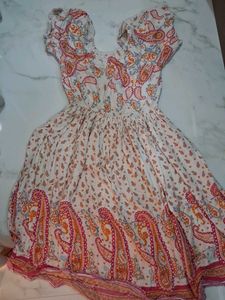 Boho Paisley Print Dress