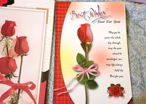 Very old unused New year greeting cards