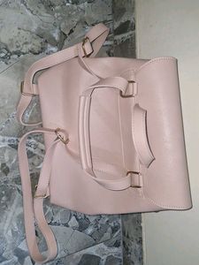 Cute Striped Pink Backpack