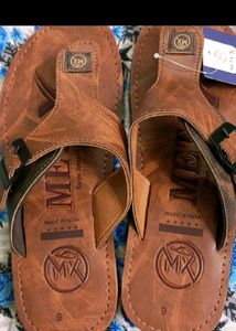 Men's Synthetic Leather Slippers