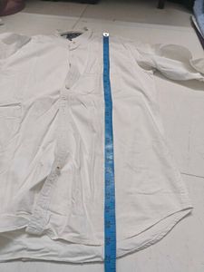 Men's White Casual Shirt