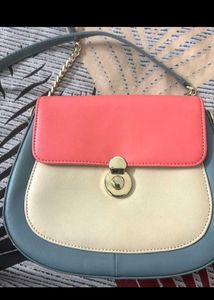 Mochi Chic Colour-Block Sling Bag
