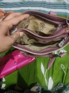 Bundle of 3 Handbags and Wallet