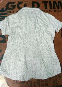 Cute Polka Dot Button-Up Top