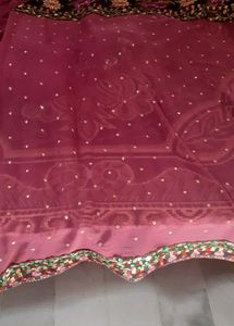 Beautiful Wine Sequence Saree