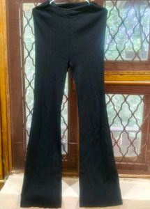 Mango Side Slit Knit Trouser