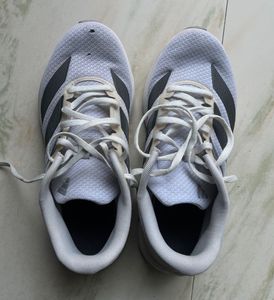Adidas Women White Running Shoes