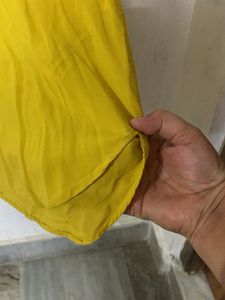 Zara Stylish Mustard Yellow Button-Up Shirt