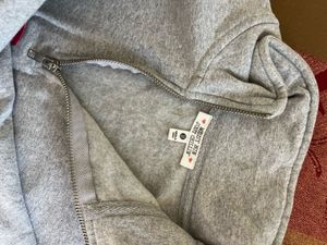 Grey Malibu Half-Zip Sweatshirt