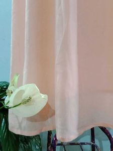 Chic Peach Ruffle Cold Shoulder Dress