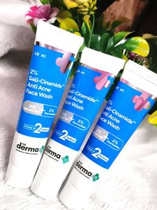 The Derma Co. Anti Acne Face Wash pack of 3