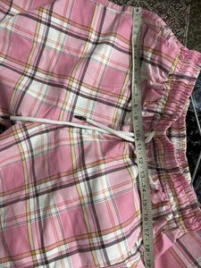 Pink Plaid Two-Piece Set