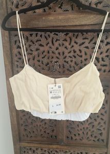Zara Brand New Limited Edition Crop Top
