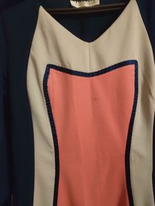 Color Block Mini Dress