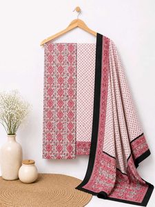 Mayur- Pink Cotton Suit
