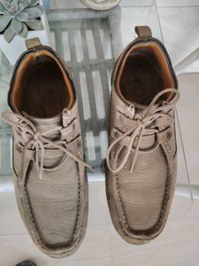 Men's Woodland Olive Green Nubuck Derby Shoes