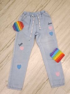 Cute Heart Jeans