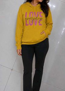 Yellow "Love Everyday" Hoodie