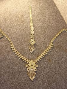 Designer Party Necklace+Mang Teeka