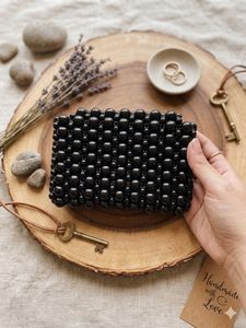 Beaded wallet mini