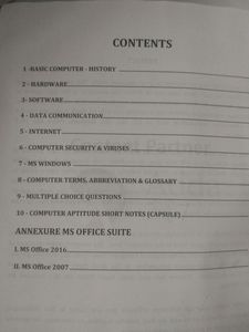 Computer Aptitude Book
