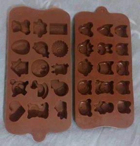 Chocolate Moulds Total 10 Pieces