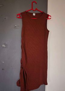 Sleeveless Ruched Dress