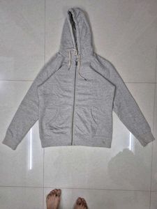UNIQLO Gray Zip-Up Hoodie