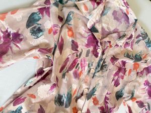 Floral Print Pajama Set