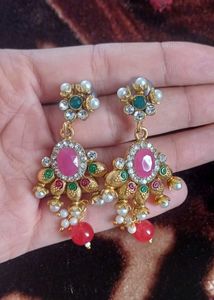 Indian Bridal rani Necklace &amp; Earrings Set