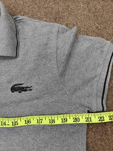 Lacoste Men's Grey Polo T-Shirt
