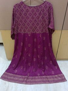 Price Dropped 😍 Beautiful Purple Anarkali Kurta