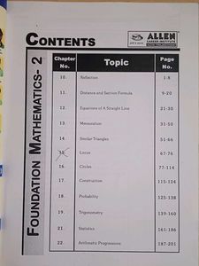 Foundation Mathematics-1 ICSE Class X