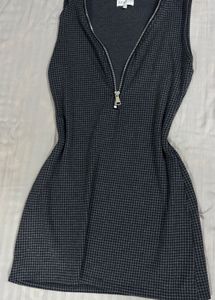 Black Zipper Dress