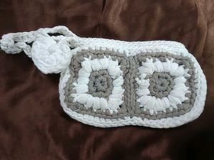 Crochet pouch with Heart 💝