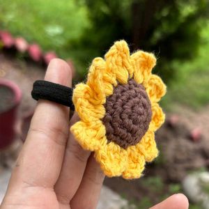 Sunflower Hair Tie set of 1