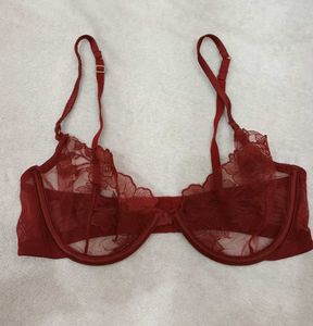 Sheer Lace Balconette Bra