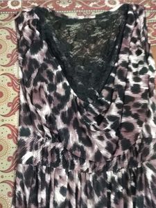 Animal Print Mini dangri dress