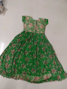 anarkali dress with dupatta and bottom wear