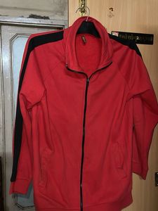 Men's Red Track Jacket