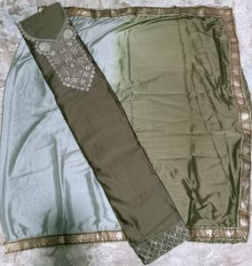 Embroidery Work Cotton Suit