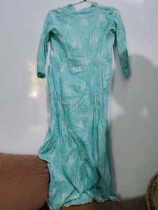Beautiful Blue Tie-Dye Kurta