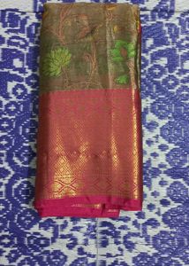 Saree with stitched blouse