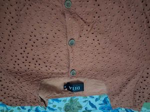 DITA Eyelet Square Neck Top