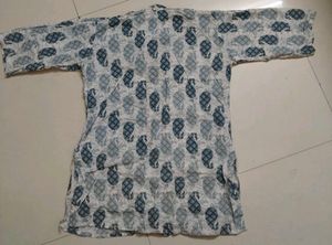 Printed Short Cotton Kurti