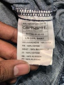 Carhartt WIP L/S Civil Denim Shirt | Work In Progr
