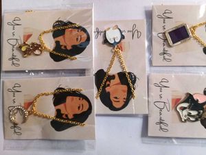 Cute Cartoon Pins with Chains
