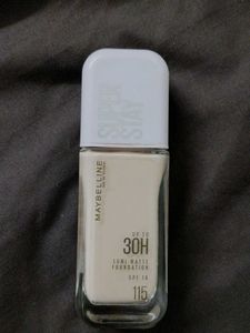 (shade 115) Maybelline Super Stay Lumi-Matte Found