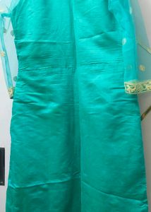 Elegant Teal Embroidered Salwar Suit